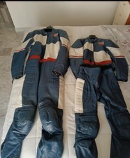 Coppia Tute Moto Vintage Anni 80-90 Taglia 50 Uomo /40 Donna