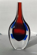 SALVIATI - Vaso "Marina" in vetro - Murano anni '60