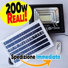 FARO LED 200 W PANNELLO SOLARE