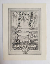 CARLO CASANOVA - Ex Libris