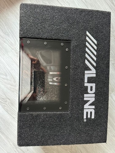 Subwoofer alpine sbg 1224 - subwoofer, sbg-1224