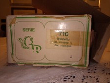 SERIE VIP RUBINETTO INCASSO 1/2" CON MANIGLIA OTTONE CROMATO RUBINETTERIA