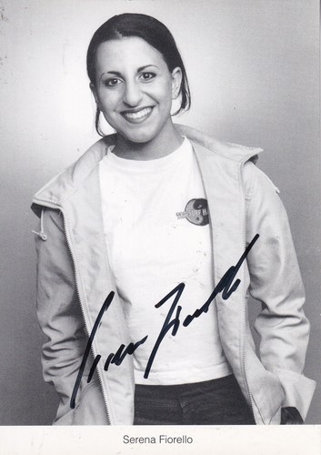 Autografo serena fiorello - autografo,