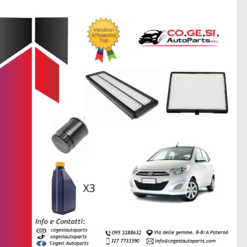 Kit tagliando filtri 3l - filtri,