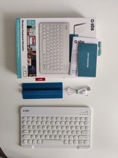 SBS Ultraslim Compact Wireless Keyboard + Smartphone/Tablet Stand Tastiera