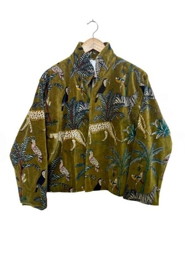 Giacca safari vintage velluto
