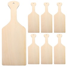  6 pezzi di taglieri artigianali in legno assi vuote fai -da -te con manico mini