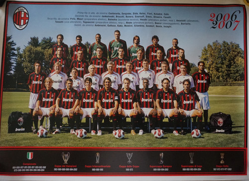 Poster milan squadra campioni - poster,