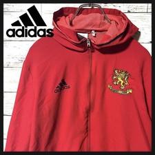Adidas parka in pile con logo ricamato O A272