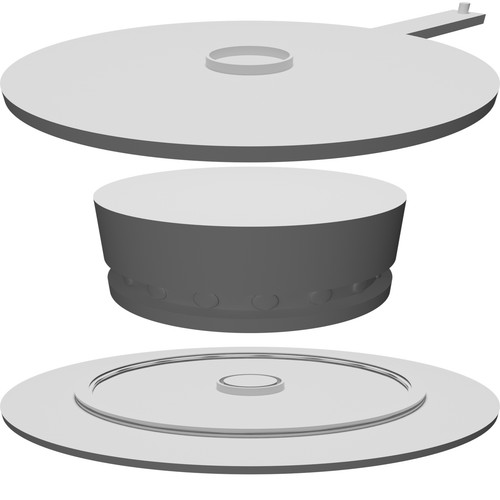 Piattaforma girevole aerografo - piattaforma,