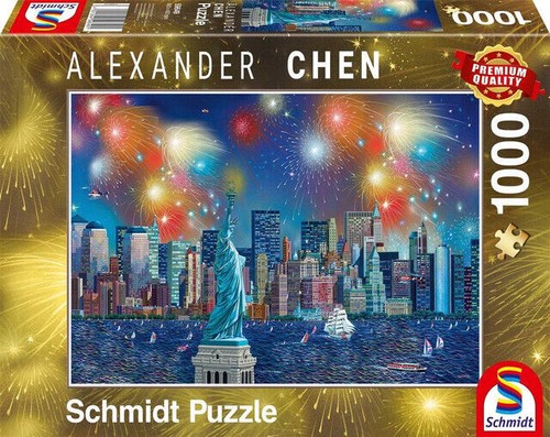 Puzzle 1000 fajerwerki nad - pq,