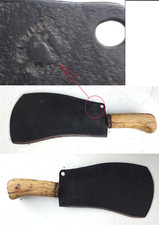 ANTICA MANNAIA  MANARRESE VENETO IN ACCIAIO FORGIATO A MANO CON  MANICO IN LEGNO