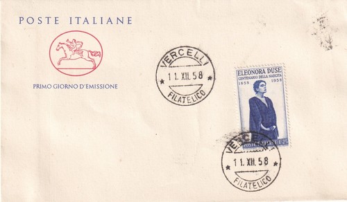 Eleonora duse busta fdc - duse,