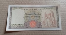 Italy 50000 lire leonardo - 50000,
