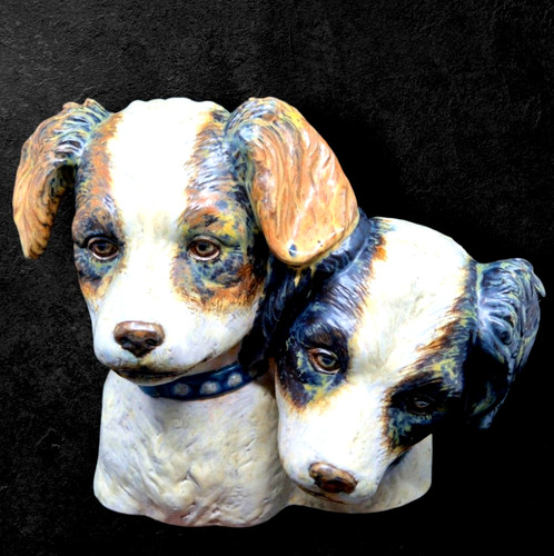 Rara grande scultura busto
