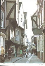 YORK, THE SHAMBLES, Yorkshire - Vintage POSTCARD