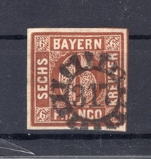 Bavaria Stamp Numberer 317 On