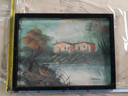 Dipinto mano pittura - mano, olio