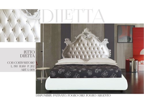 Letto matrimoniale contenitore - letto,