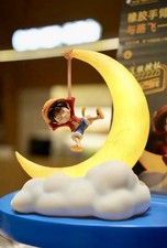 One Piece Lampada Rufy Luna 3D