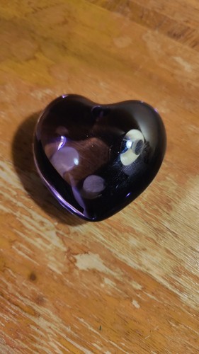 Baccarat cuore viola - viola, di