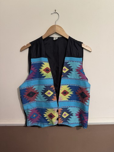 Gilet hippy multicolore