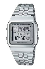 OROLOGIO CASIO A-500WA-7D DIGITALE ACCIAIO A500 LUCE LED VINTAGE IMPERMEABILE
