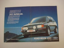 advertising Pubblicità 1984 FORD FIESTA XR2 XR 2