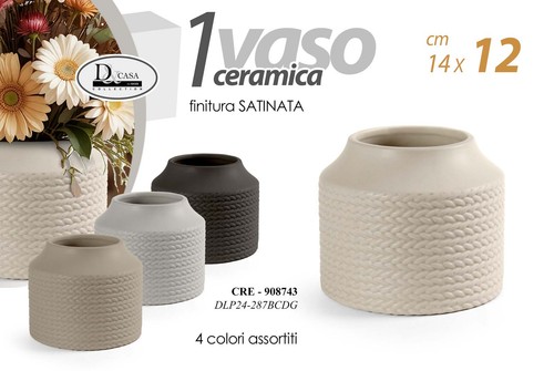 Vaso piante fiori ceramica - vaso,