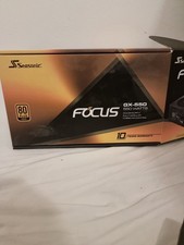 ⚡ Alimentatore 500w 550w Seasonic Focus GX-550 80 Plus Gold CAVI ORIGINALI!