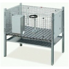 Gabbia coniglio maschio con angoli arrotondati��cm.60x60x80h