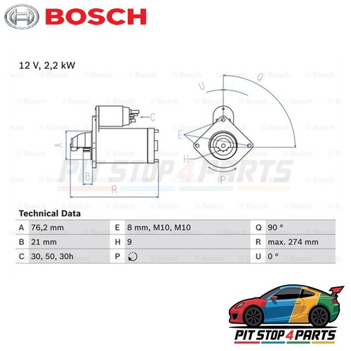 Bosch 0986012620 motorino - motorino, di