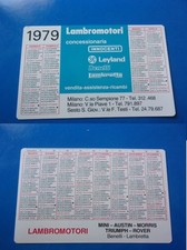 Calendario tascabile plastica