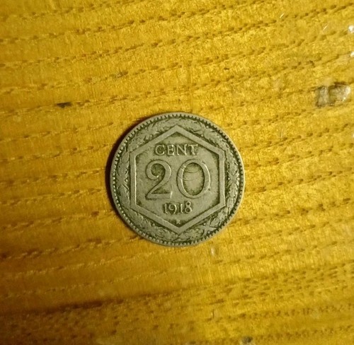 Rara moneta esagono - ad, del