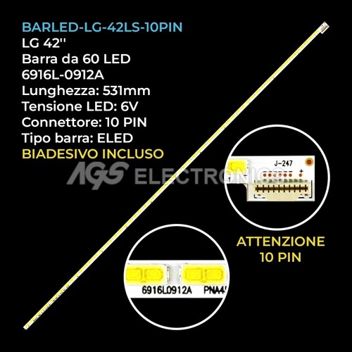 Barra led pin strip - 60,