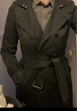 Trench Coton anthracite le