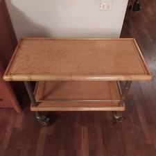 Carrello di servizio - sala ristorante estensibile 2 ripiani con vano vaschette