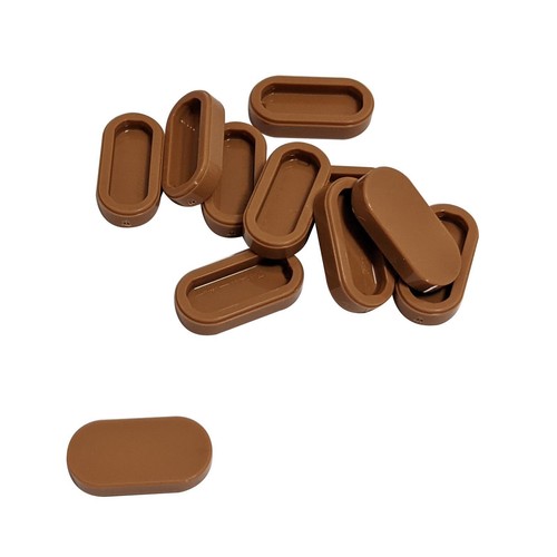 Lego tile round x 2 - round, 1