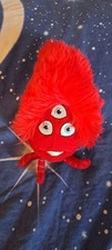  2004 Disney Chicken Little Alien Kirby Peluche 7" raro plush Melvin rosso