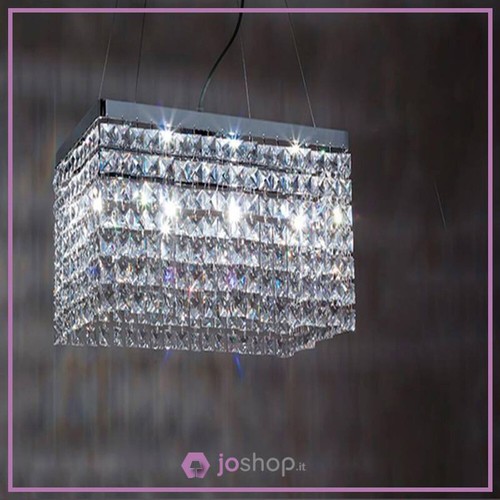 Lampadario cristallo luci - cristallo, 3