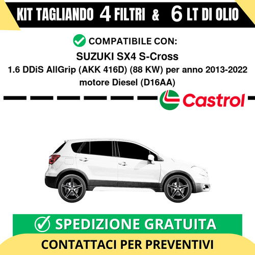 Tagliando per suzuki sx4 - tagliando,