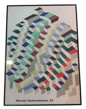 Poster artistico Olivetti "