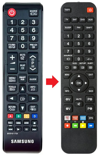 Telecomando adatto per samsung - per,