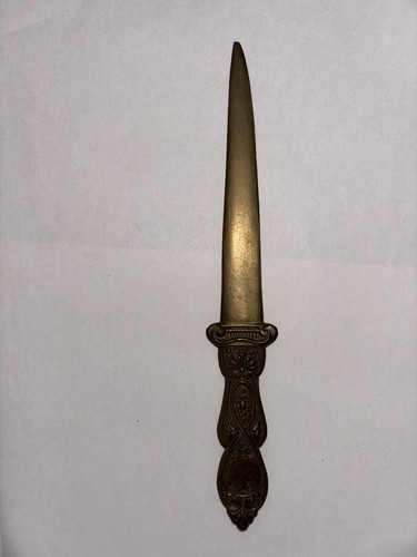 Tagliacarte ottone antico - tagliacarte,