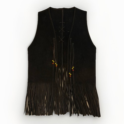 Gilet fatto mano - gilet, pelle