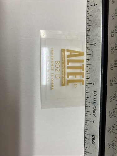 Altec 802d voice - altec,