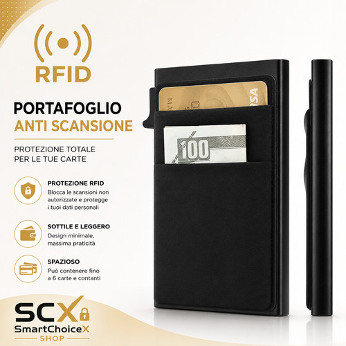 Portacarte rfid anti - portacarte,