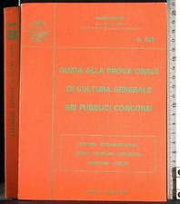 GUIDA PROVA ORALE CULTURA GENERALE NEI PUBBLICI CONCORSI. AA.VV. SIMONE.