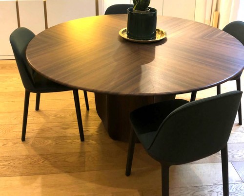 Tavolo tondo finitura legno - tavolo,