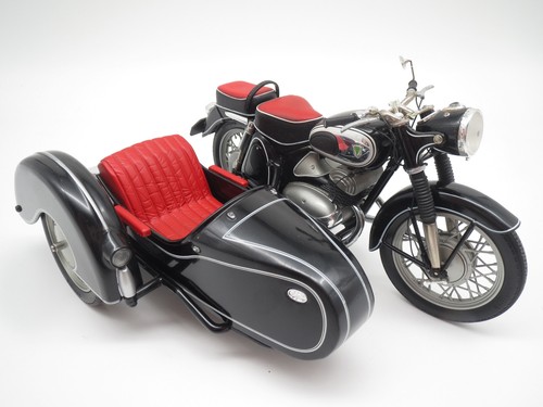 Schuco dkw 350 - rt, sidecar